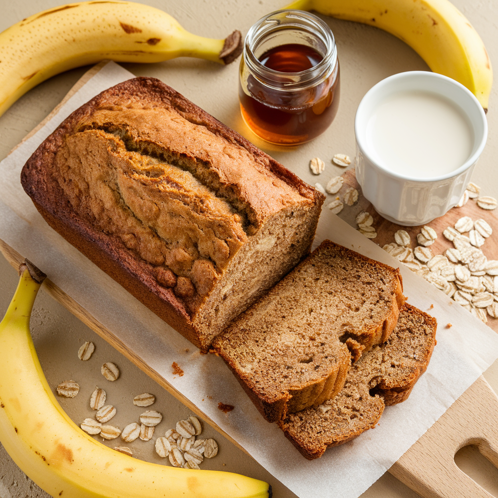 Saftiges Bananenbrot Rezept Vegan